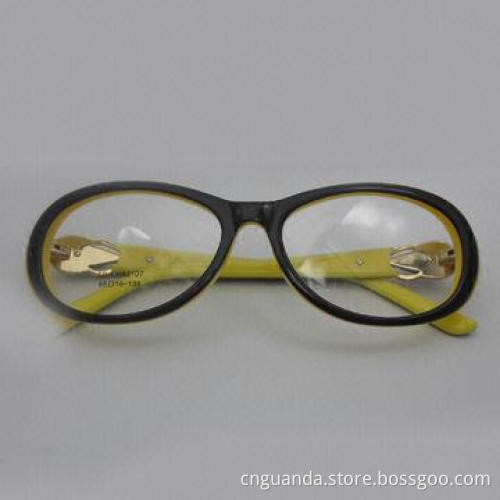 Frame with actate material